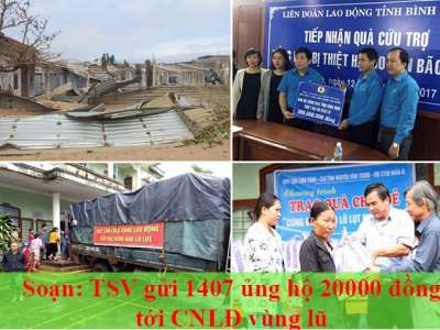 Nhắn tin mang “Tết sum vầy” đến với công nhân lao động vùng lũ