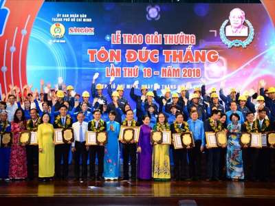  Giải thưởng Tôn Đức Thắng năm 2018 tuyên dương 11 công nhân, kỹ sư xuất sắc
