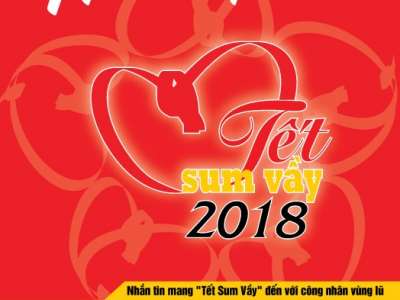 Nhắn tin mang “Tết sum vầy” đến với công nhân lao động vùng lũ