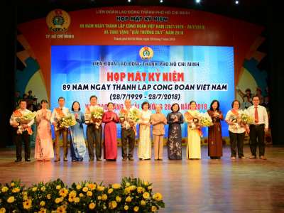 Kỷ niệm 89 năm ngày thành lập Công đoàn Việt Nam